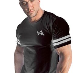 TEE SPORT BLACK/WHITE