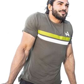 TEE URBAN GREEN/WHITE