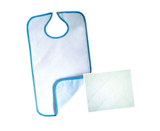 PADDED ADULT BIB SUPER ABSORBENT 4 LAYERS CLASSIC PLUS ABSOR