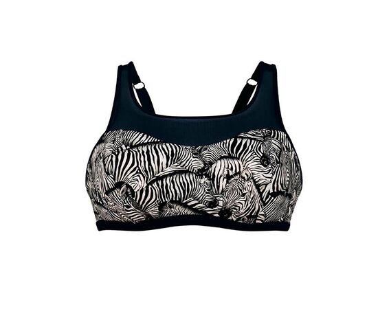 BIKINI TOP 6553 BLACK-WHITE BIKINI TOP 6553 BLACK-WHITE