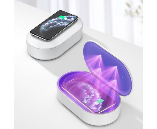 DISINFECTION UV BOX-WIRELESS CHARGER 2W ΒΟΧ