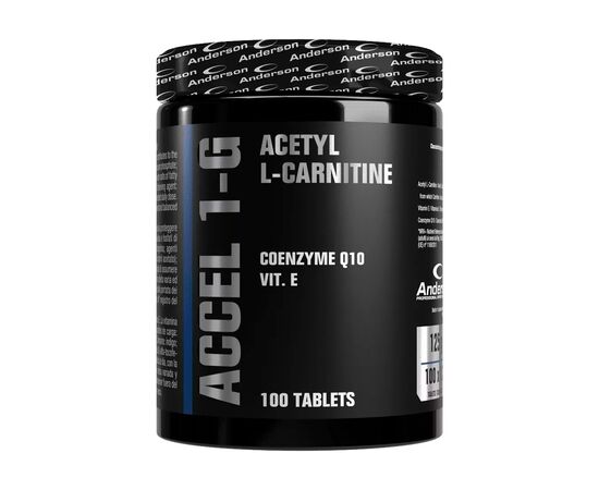 ANDERSON ACCEL 1-G 100 CPR  (ACETYL CARNITINE) 125gr